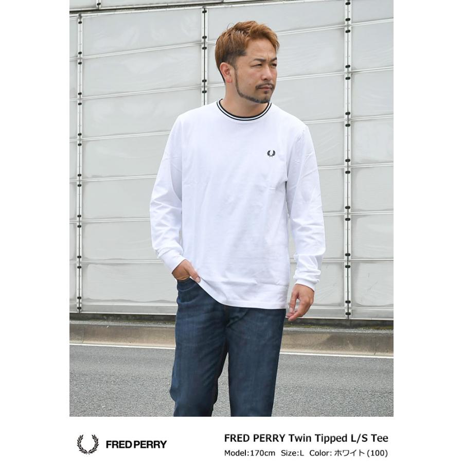 fred perry 長袖 FRED PERRY（フレッドペリー） ロンT Tシャツ 長袖 メンズ ツイン