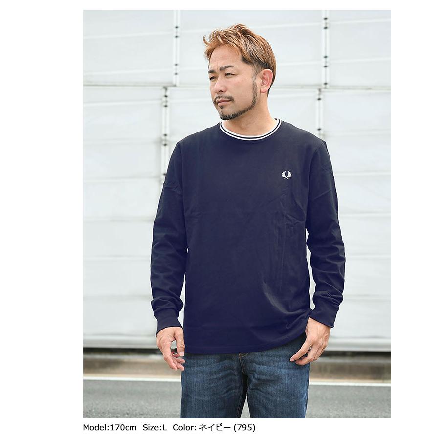 フレッドペリーロンT FRED PERRY（フレッドペリー） ロンT Tシャツ 長袖 メンズ ツイン