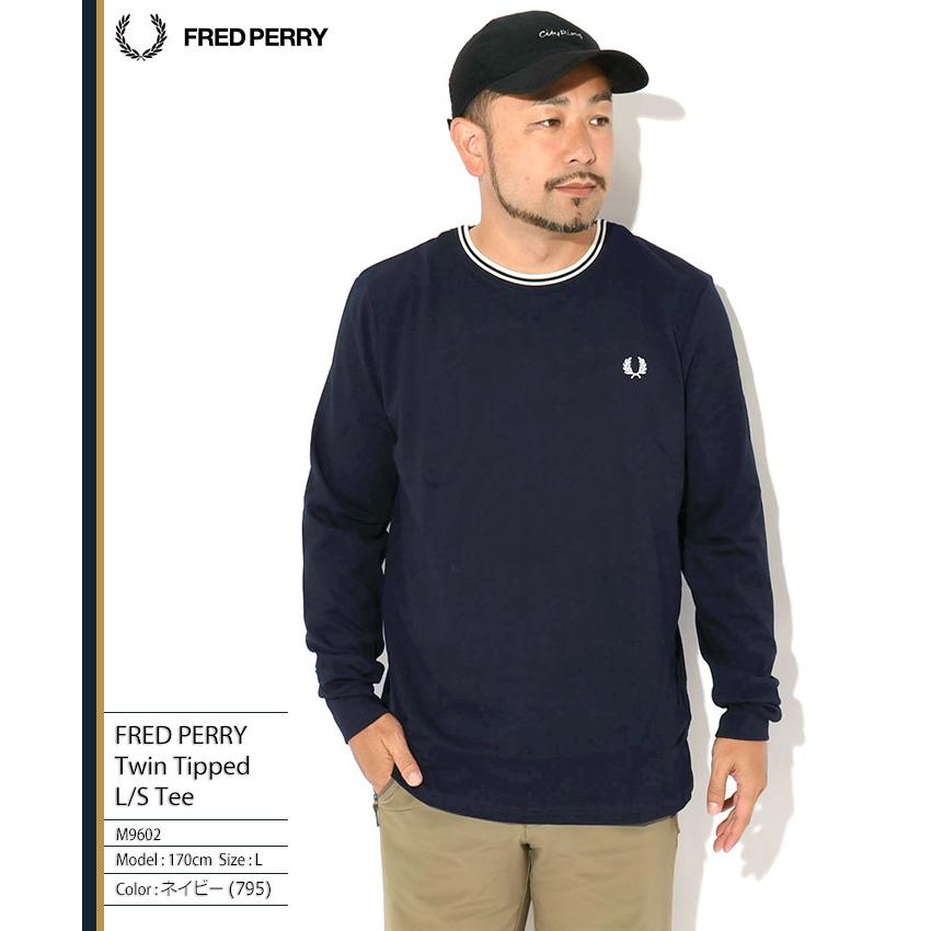 フレッドペリー　FRED PERRY ロンT メンズMサイズ 楽天市場】フレッドペリー FRED PERRY ロンT Tシャツ 長袖 メンズ