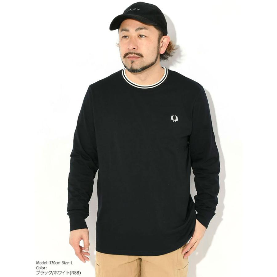 FRED PERRY（フレッドペリー） ロンT Tシャツ 長袖 メンズ ツイン