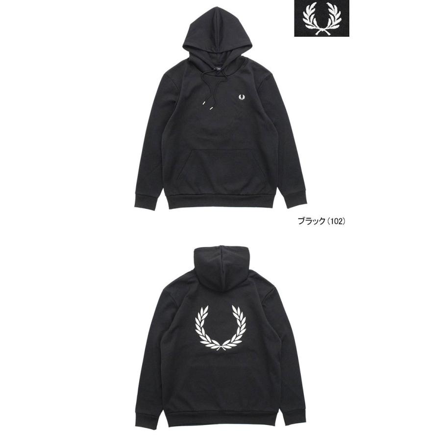 フレッドペリー プルオーバー パーカー FRED PERRY メンズ ローレル リース フーデッド スウェット ( M9664 Laurel Wreath Hooded Sweat )｜icefield｜05