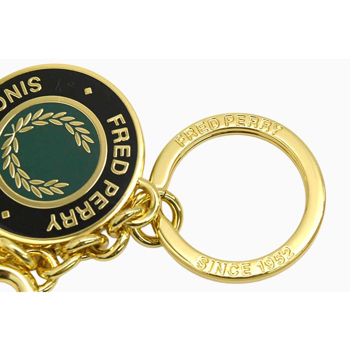 FRED PERRY ゴールド キーホルダー FRED PERRY（フレッドペリー） キーホルダー ONE SIZE ゴールド メンズ