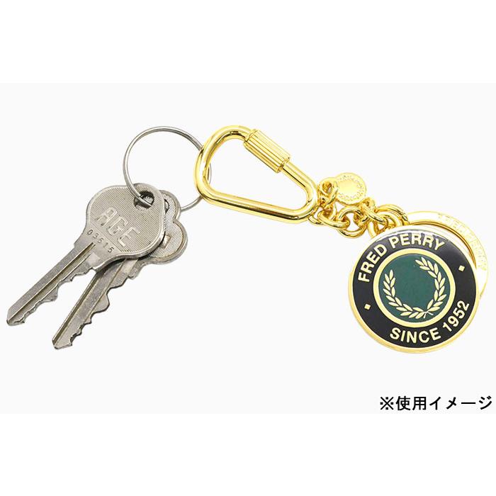 FRED PERRY（フレッドペリー） キーホルダー エナメル ブランデッド