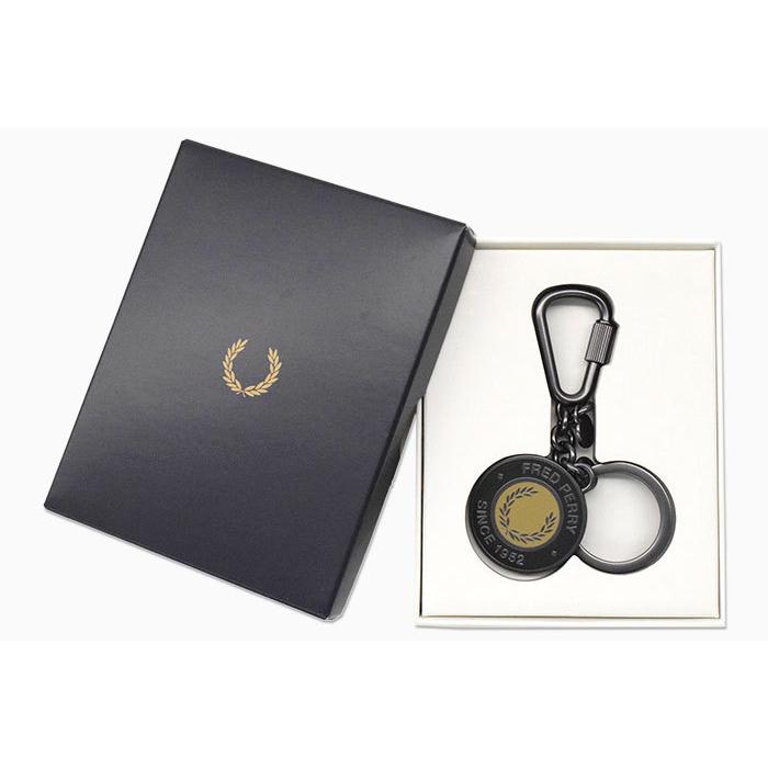 新品☆未使用【フレッドペリー】ゴールド　ロゴデザイン　刻印　キーリング 新品☆未使用【フレッドペリー】ゴールド ロゴデザイン 刻印