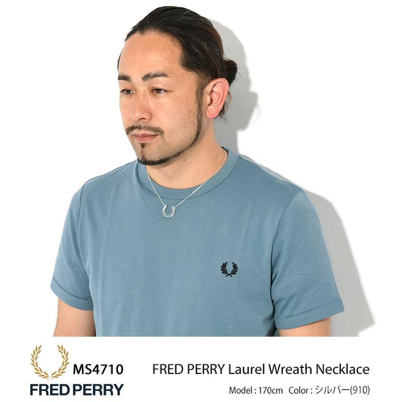 FRED PERRY フレッドペリー ネックレス ローレル リース FRED PERRY フレッドペリー ネックレス ローレル リース