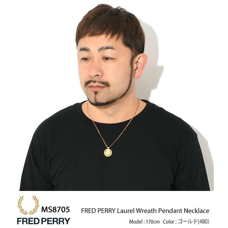FRED PERRY ローレルリースペンダントネックレス FRED PERRY ネックレス Laurel Wreath Necklace／ローレルリース