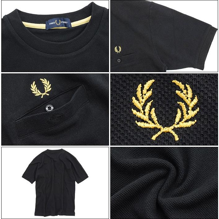フレッドペリー ピケ　ラインTシャツ FRED PERRY Pique T Tipped Pique T-Shirt／ティップラインピケTシャツ（Tシャツ