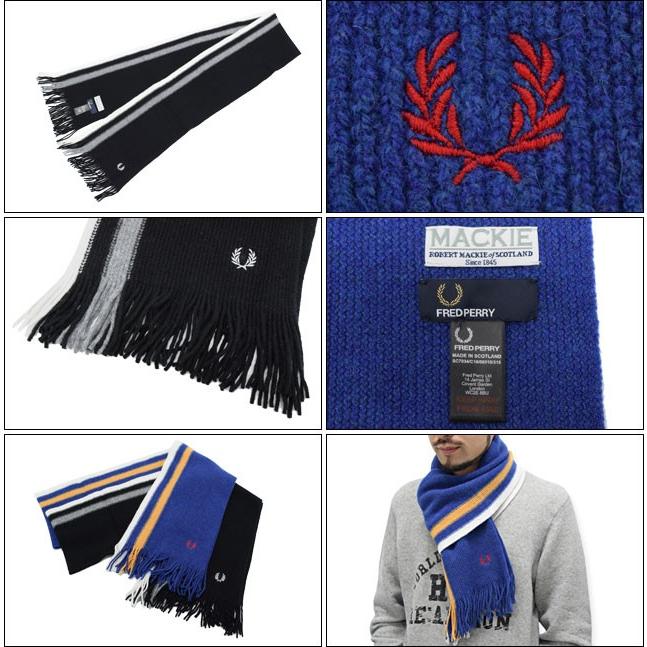 フレッドペリー FRED PERRY スカーフ メンズ ティップド(SC7034 Tipped Scarf マフラー ストール ROBERT MACKIE 日本限定カラー 小物)｜icefield｜03