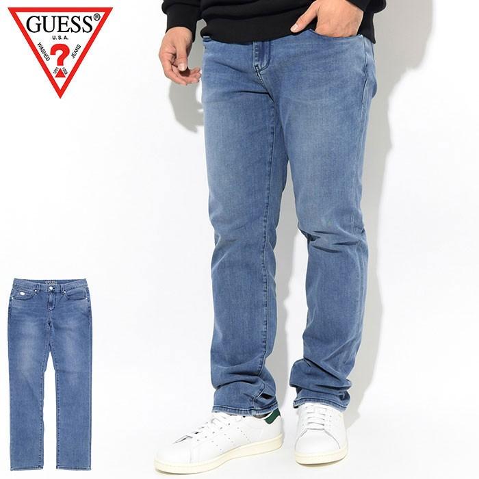 ゲス パンツ GUESS メンズ MI3D6180 スリム ストレート デニムパンツ