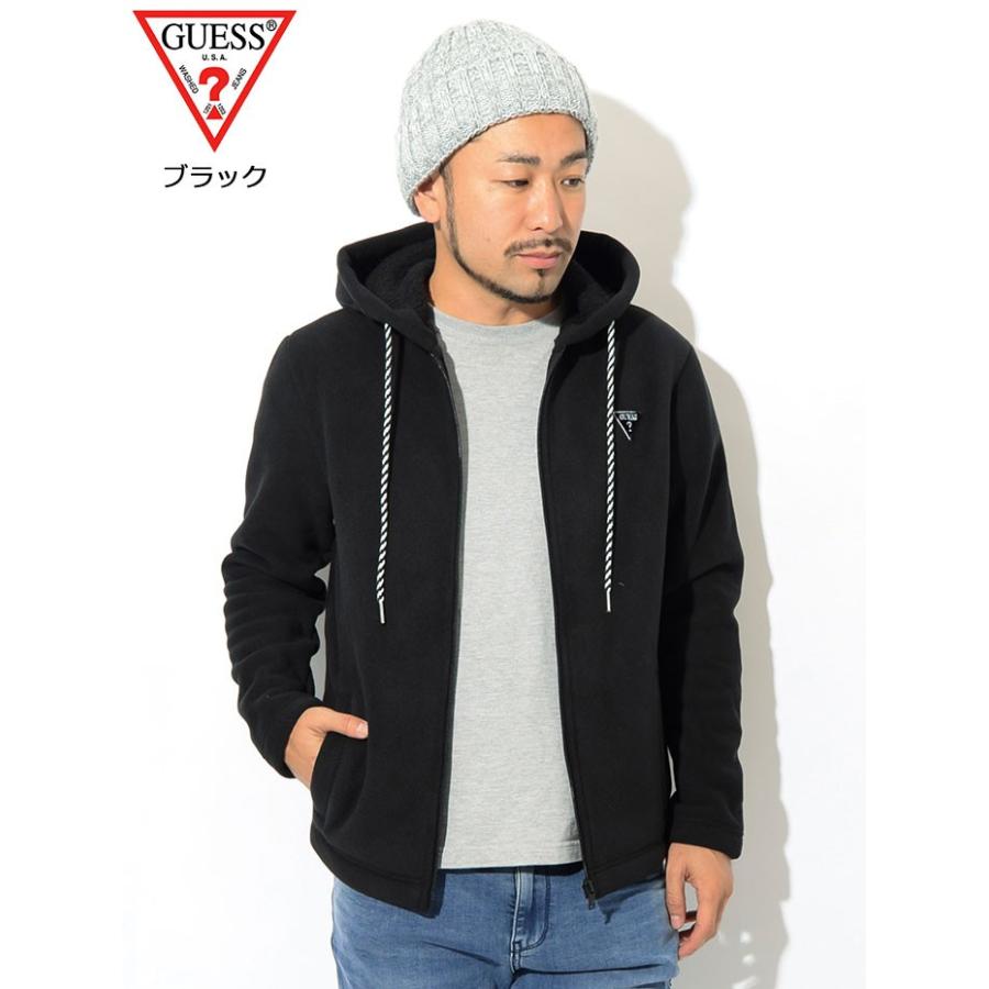 GUESS ゲス ジャケット メンズ ポーラー フリース フーデッド