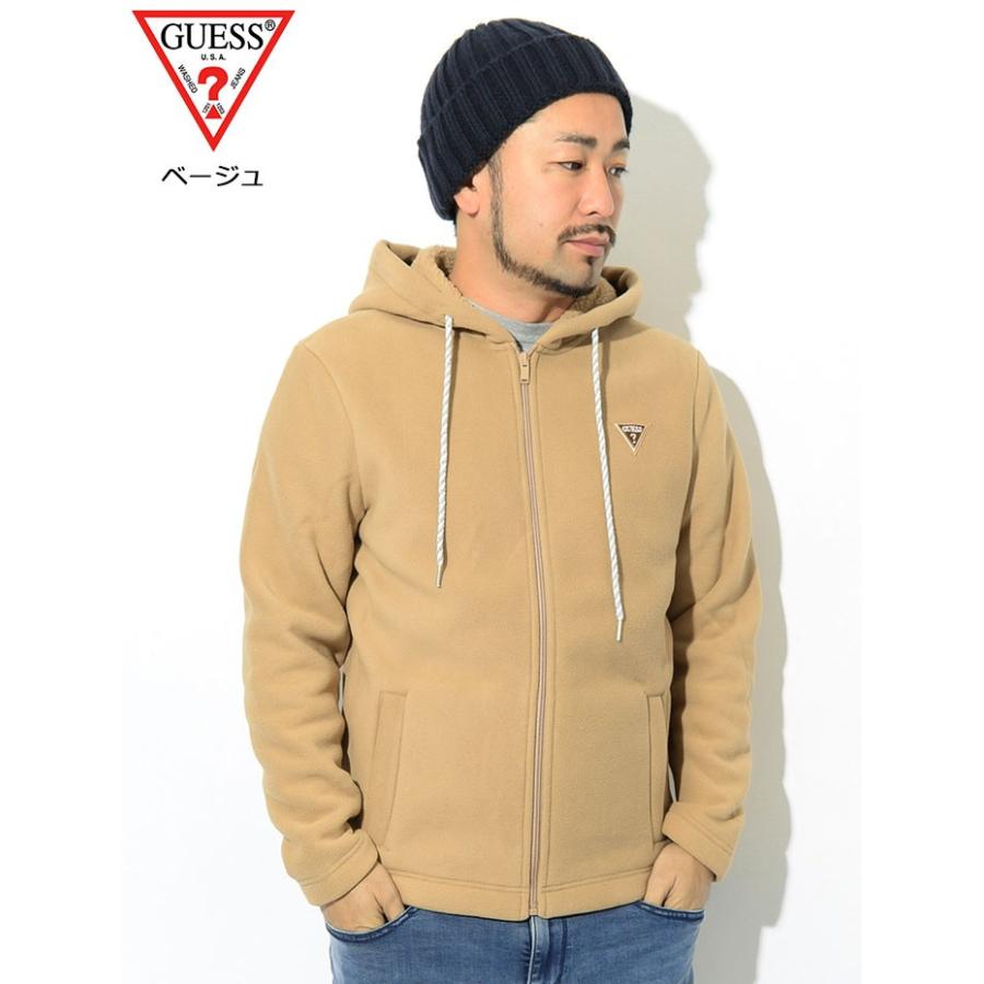 GUESS ゲス ジャケット メンズ ポーラー フリース フーデッド