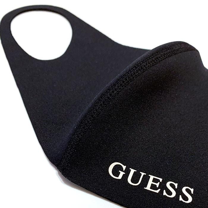 ゲス マスク GUESS ゲス ロゴ ( GUESS Logo Mask 洗える 立体型 風邪 花粉 ほこり 抗菌 消臭 速乾 UVカット 2枚入り 即納 MK2A7724RT )[M便 1/1]｜icefield｜09