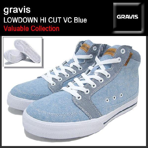 gravis（グラビス） スニーカー ローダウン ハイカット VC Blue(gravis LOWDOWN HI CUT VC Blue ...