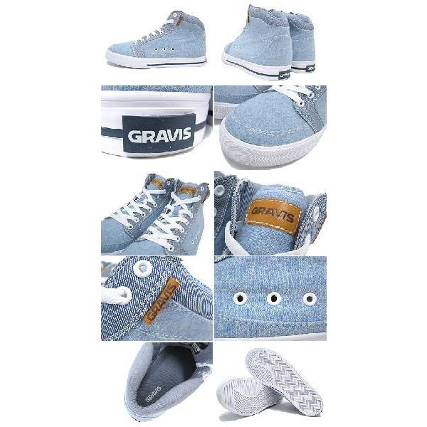 gravis（グラビス） スニーカー ローダウン ハイカット VC Blue(gravis LOWDOWN HI CUT VC Blue ...