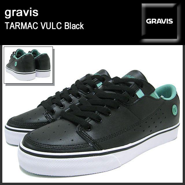 グラビス gravis スニーカー ターマック バルカ Black メンズ(男性用)(gravis TARMAC VULC Black 13507100-001)｜icefield