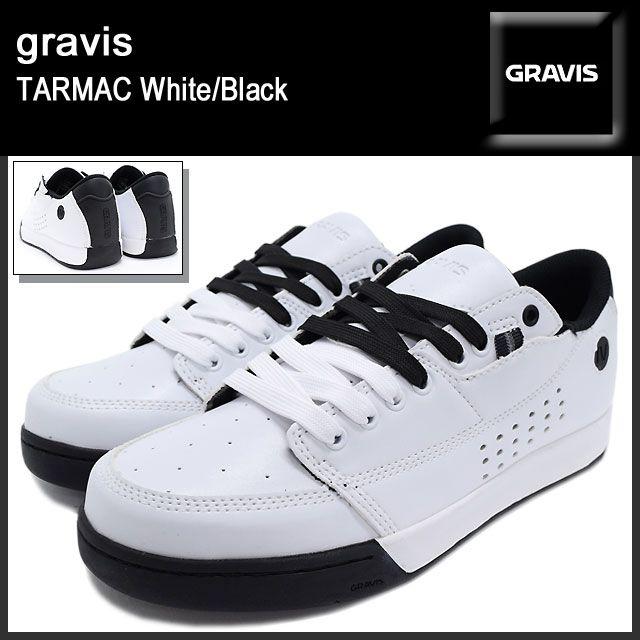 グラビス gravis スニーカー ターマック White/Black メンズ(男性用)(gravis TARMAC White/Black 14169101-036)｜icefield
