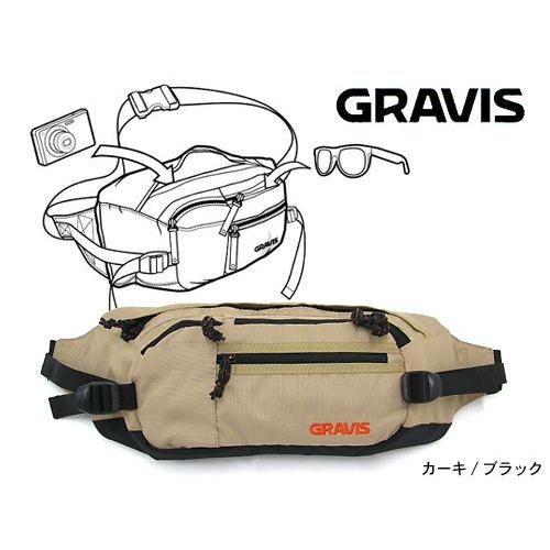 gravis（グラビス） シャトル バッグ カーキ/ブラック メンズ