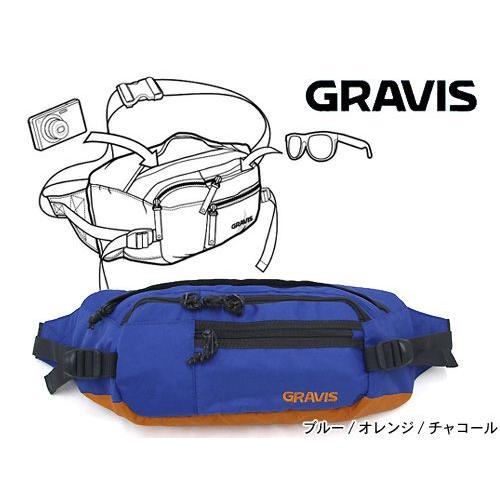 gravis（グラビス） シャトル バッグ ブルー/オレンジ/チャコール