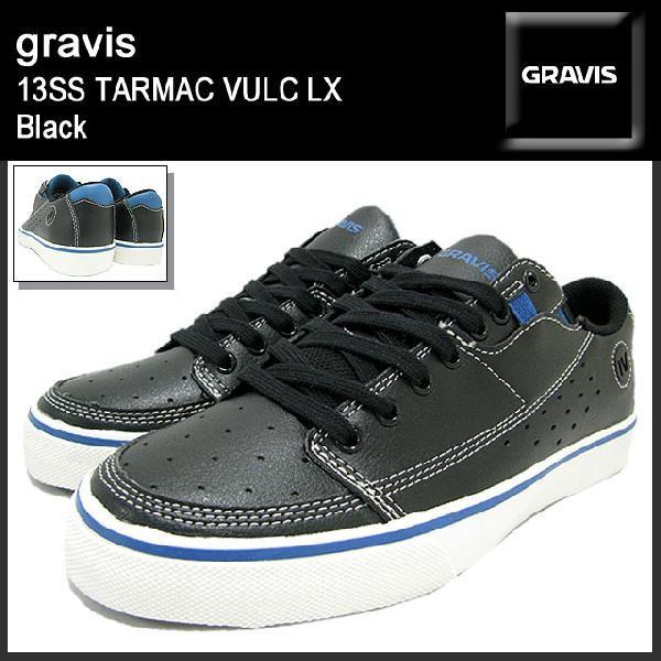 グラビス gravis スニーカー 13SS ターマック バルカ LX Black メンズ(gravis 13SS TARMAC VULC LX Black Sneaker 288918-001)