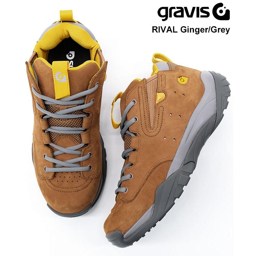 【新品未使用 レアカラー!】 GRAVIS Rival 24cm gravis グラビス スニーカー メンズ 男性用 ライバル Ginger