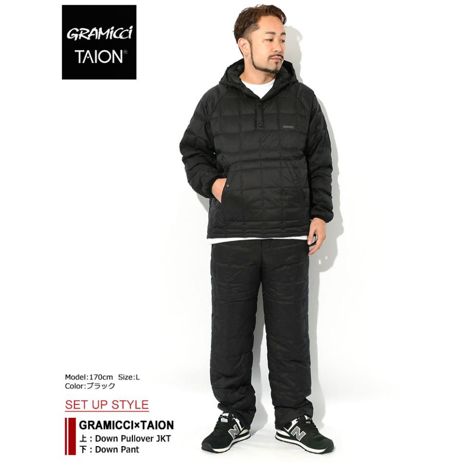 グラミチ ジャケット GRAMICCI メンズ タイオン ダウン プルオーバー コラボ(TAION Down Pullover JKT ダウンジャケット アウター G3FU-J102-TG)｜icefield｜05