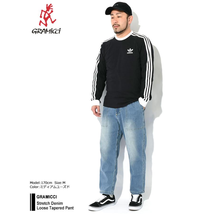 グラミチ　デニム　メンズM GRAMICCI グラミチ デニム パンツ メンズ ストレッチ ルーズ
