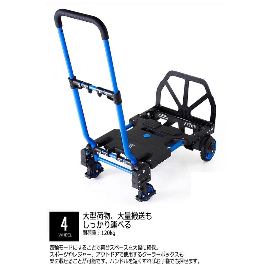 花岡車輌 HANAOKA FLAT CART フラットカート 車輪もハンドもたためる