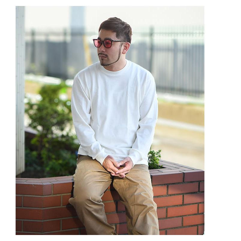 Hanes（ヘインズ） Tシャツ 長袖 メンズ レディース シロ ワン ピース