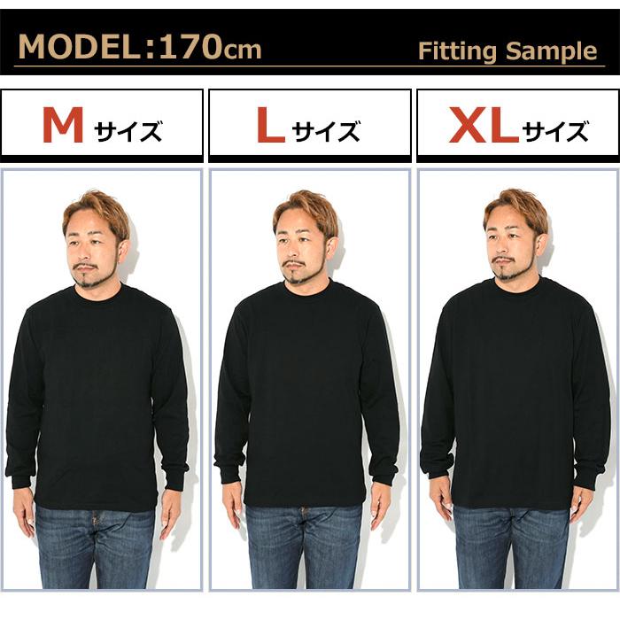 Hanes（ヘインズ） Tシャツ 長袖 メンズ レディース クロ ワン ピース