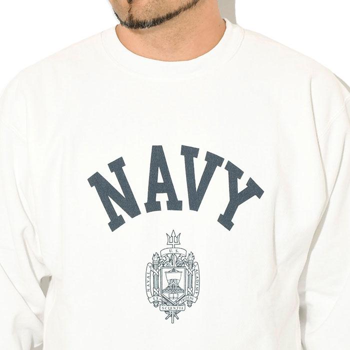 HOUSTON（ヒューストン） トレーナー メンズ U.S. NAVY プリント U.S.