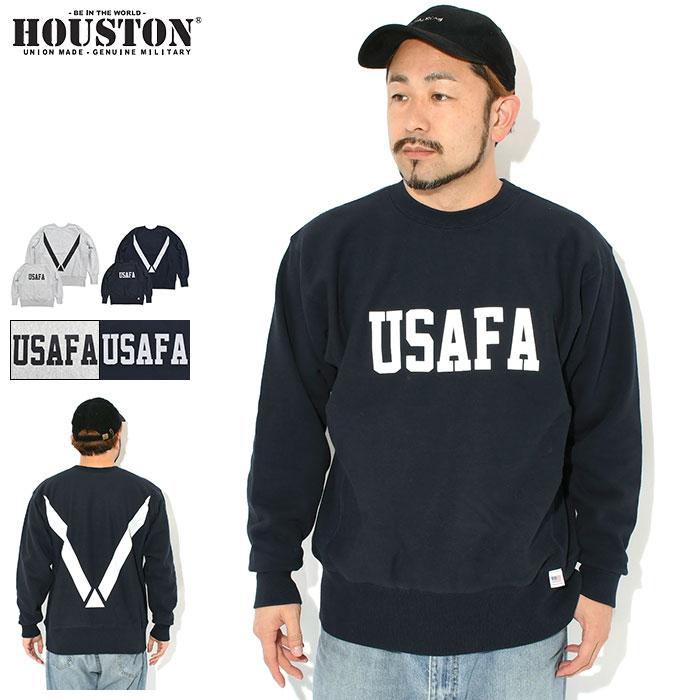 HOUSTON ヒューストン U.S.コットン USAFAスウェット HOUSTON（ヒューストン） トレーナー メンズ USAFA プリント U.S.