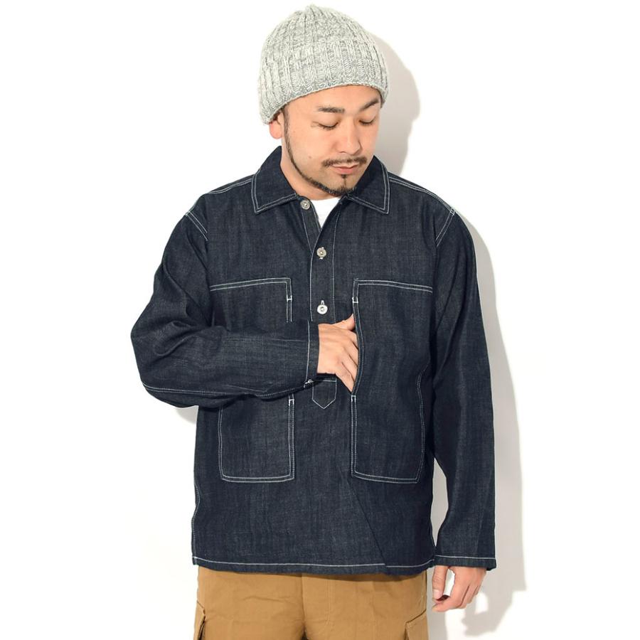 HOUSTON（ヒューストン） シャツ 長袖 メンズ USA コットン デニム