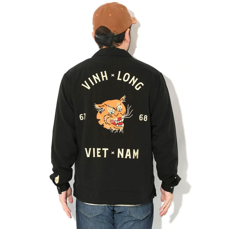 HOUSTON（ヒューストン） シャツ 長袖 メンズ タイガー スーベニア