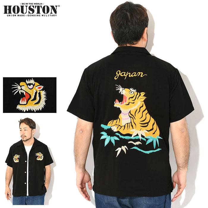 HOUSTON（ヒューストン） シャツ 半袖 メンズ タイガー スーベニア