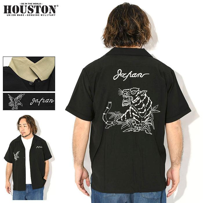HOUSTON（ヒューストン） シャツ 半袖 メンズ タイガー スーベニア