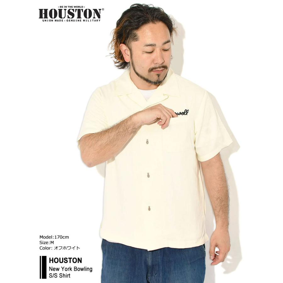 HOUSTON（ヒューストン） シャツ 半袖 メンズ ニューヨーク ボウリング