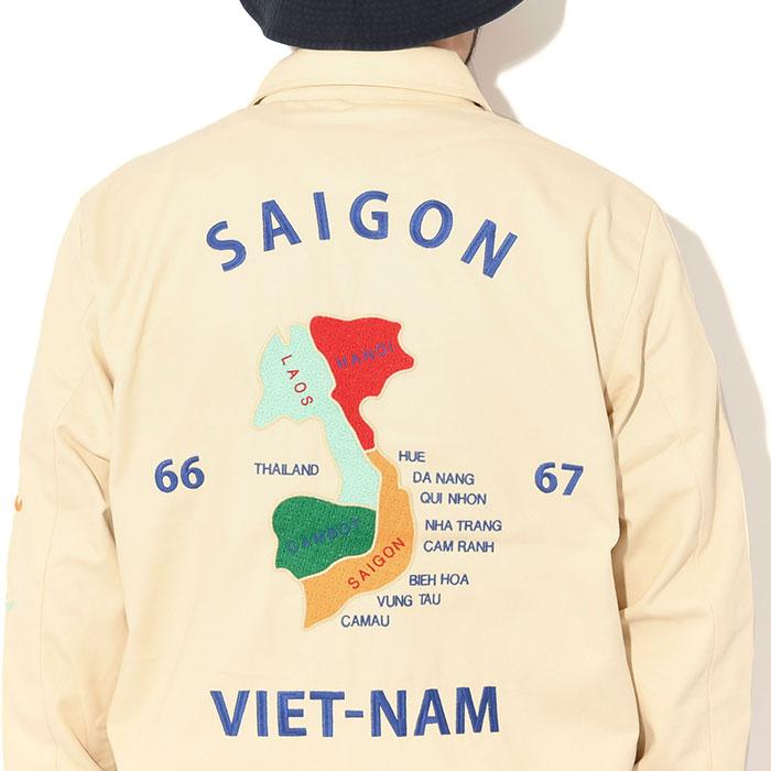 HOUSTON ヒューストン ジャケット メンズ マップ ベトナム ( Map