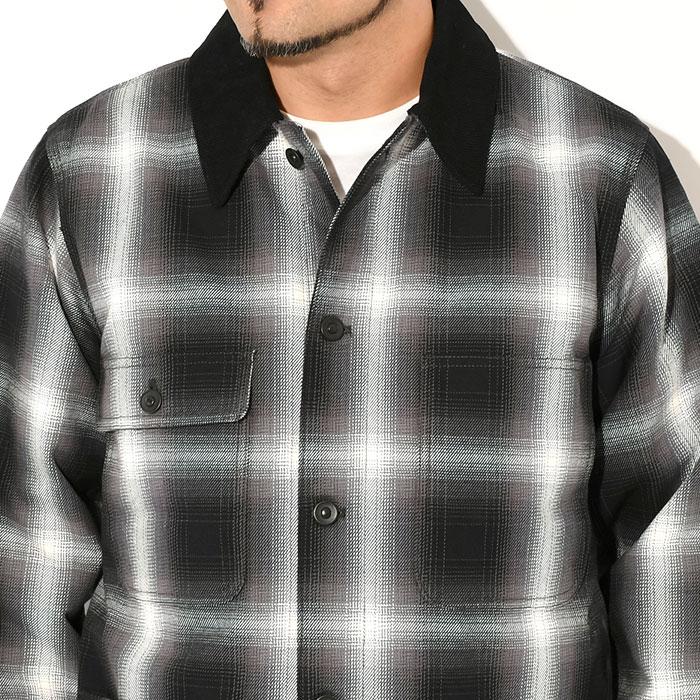 HOUSTON（ヒューストン） ジャケット メンズ オンブレ チェック ビエラ