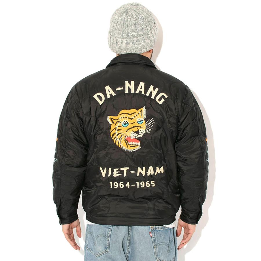 M 新品✨　ベトジャン　HOUSTON ヒューストン　虎　ブラック　51530 HOUSTON（ヒューストン） ジャケット メンズ タイガー ベトナム
