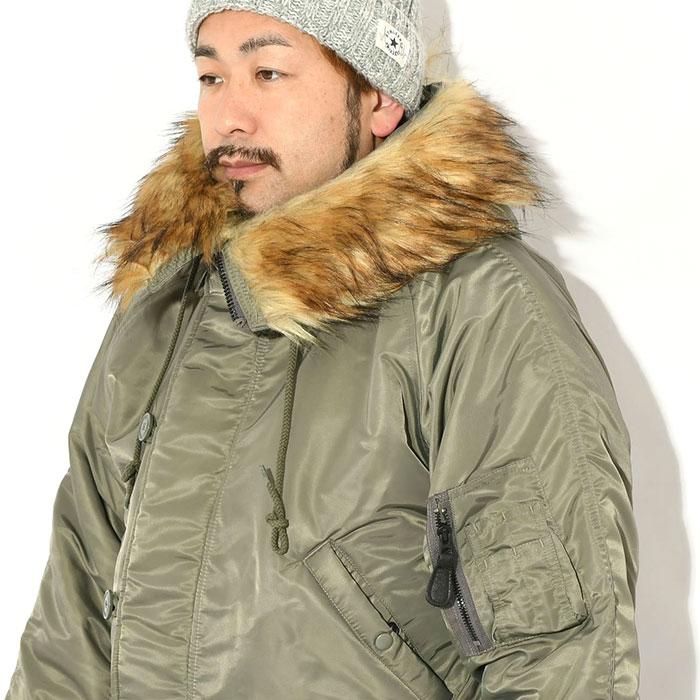 ヒューストン ジャケット HOUSTON メンズ エヌツービー ( N-2B JKT 中綿 保温 防寒 フライトジャケット JACKET アウター アメカジ 51536 )の画像
