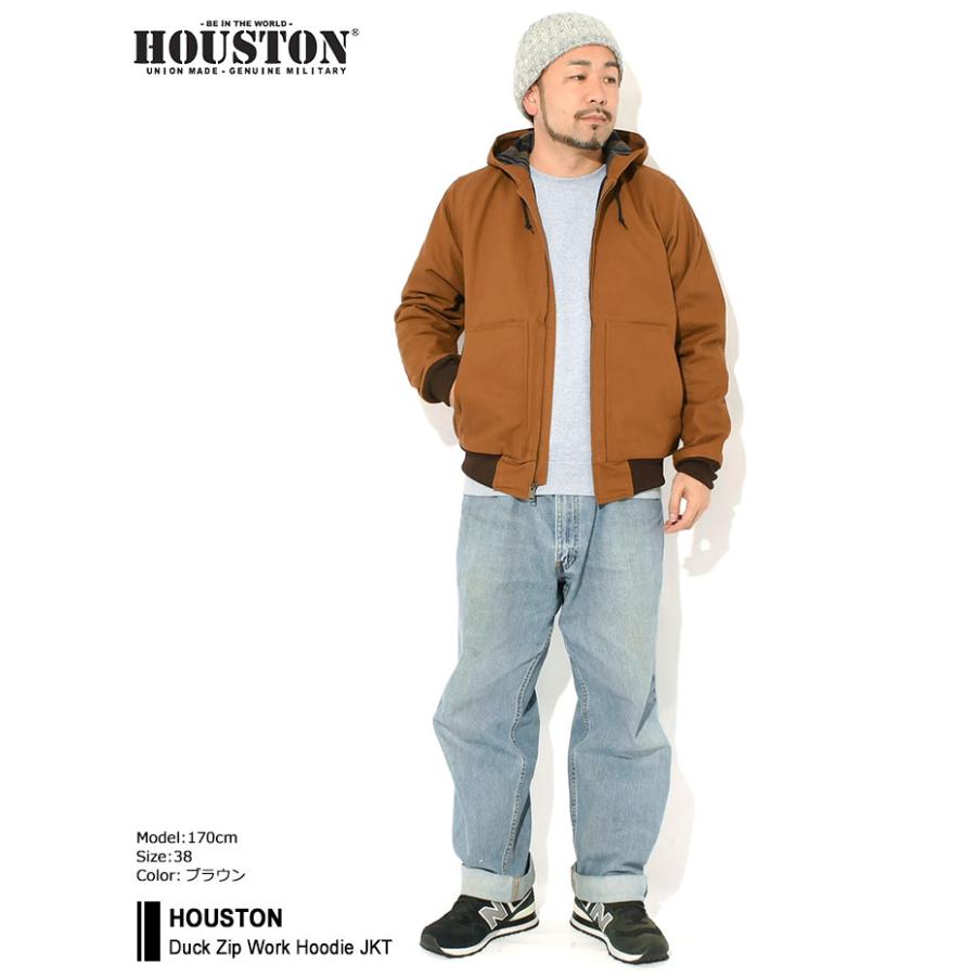 HOUSTON（ヒューストン） ジャケット メンズ ダック ジップ ワーク