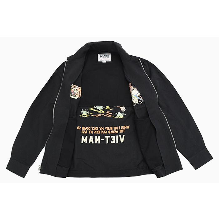 HOUSTON（ヒューストン） ジャケット メンズ タイガー コットン リネン