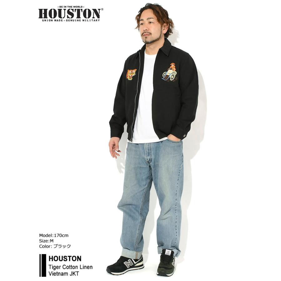 HOUSTON（ヒューストン） ジャケット メンズ タイガー コットン リネン