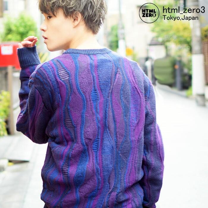 エイチティエムエル ゼロスリー セーター Html Zero3 メンズ ジオメトリー タケシ ニット Geometry Takeshi Knit トップス Html Ct221 Htm Html Ct221 Ice Field 通販 Yahoo ショッピング