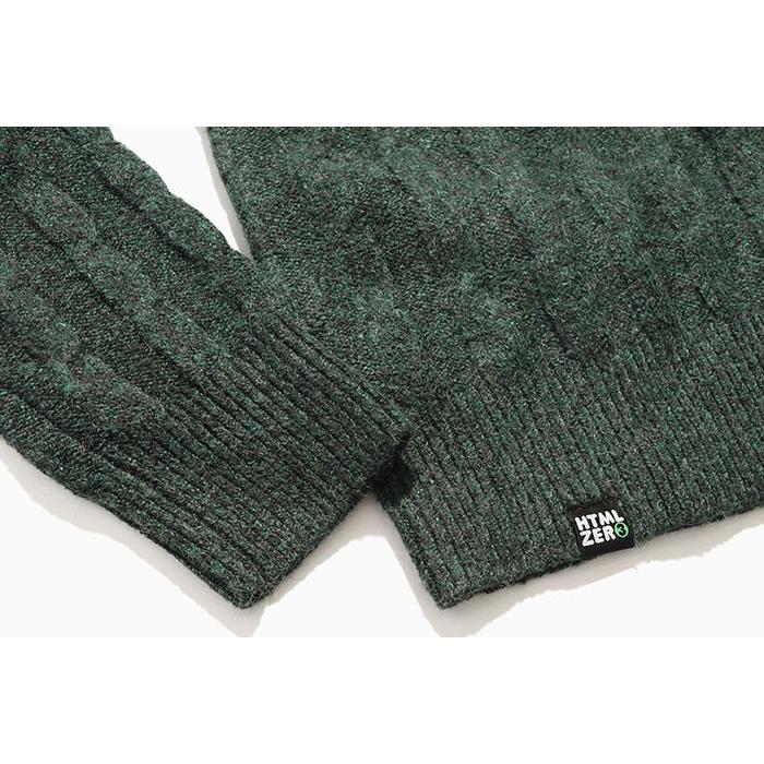 エイチティエムエル ゼロスリー セーター HTML ZERO3 メンズ スチューデント チルデン ニット(Student Chiruden Knit Sweater HTML-CT232) | HTML03 | 18