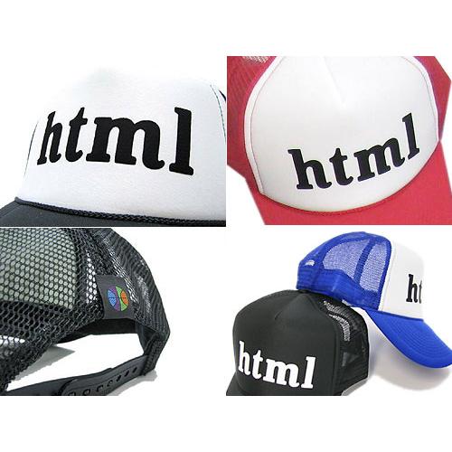 html(エイチ・ティー・エム・エル) Logo Mesh Cap | HTML03 | 02