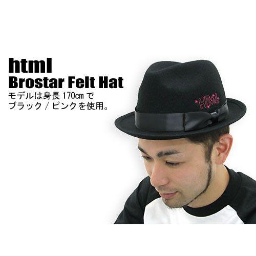 エイチ・ティー・エム・エル html ブロスター フェルト ハット(HTML Brostar Felt Hat) | HTML03
