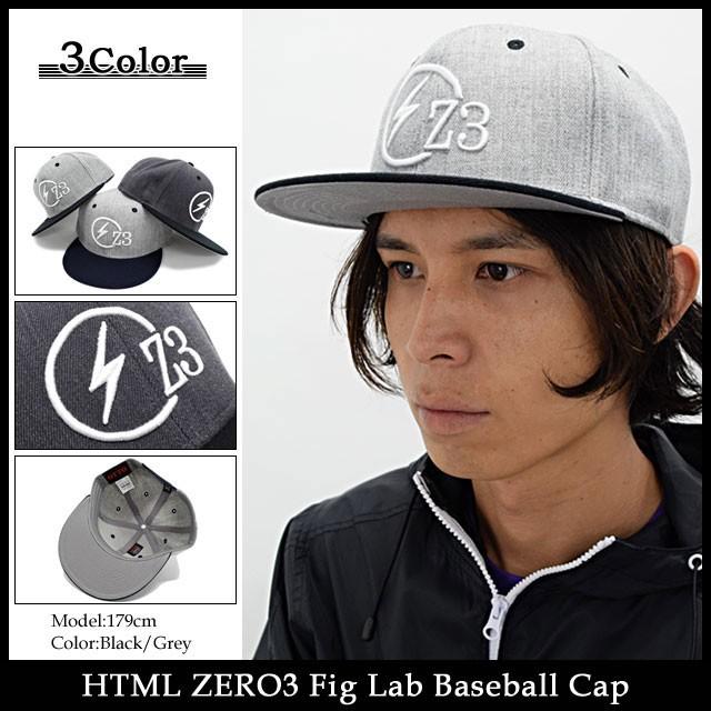 エイチティエムエル ゼロスリー HTML ZERO3 キャップ メンズ フィグ ラボ ベースボールキャップ(html zero3 Fig Lab Baseball Cap 帽子)｜icefield