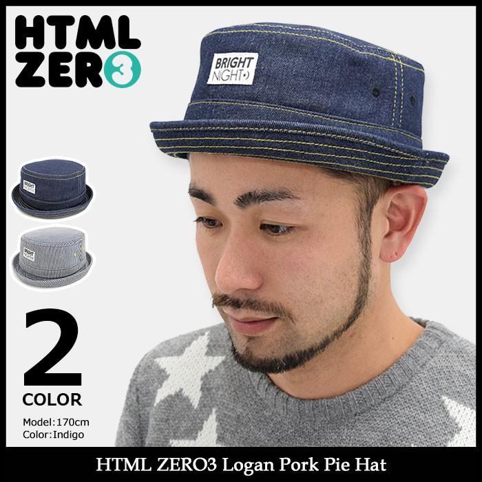 エイチティエムエル ゼロスリー HTML ZERO3 ハット メンズ ローガン ポーク パイ(html zero3 Logan Pork Pie Hat 帽子) | HTML03