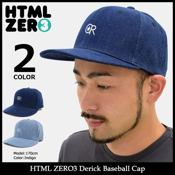 エイチティエムエル ゼロスリー キャップ HTML ZERO3 メンズ デリック ベースボールキャップ(Derick Baseball Cap
